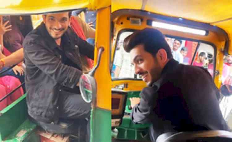 Arjun Bijlani drives auto-rickshaw for 'Pyar Ka Pehla Adhyaya ShivShakti'