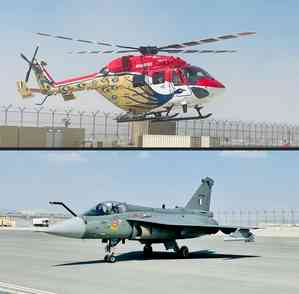 Combat aircraft Tejas, Dhruv helicopter to perform in Dubai Air Show