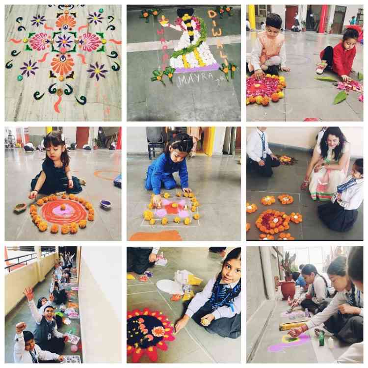 Diwali celebration at Apeejay School  