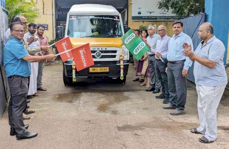 Dhaksha Unmanned Systems Delivers 'Kisan Drones' to IFFCO