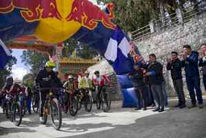 Arunachal CM flags off world’s highest mountain biking race in Tawang