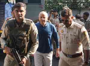 Under police custody, Manish Sisodia meets ailing wife in Delhi