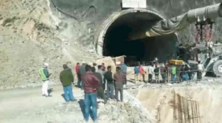 Under-construction tunnel on Yamunotri National Highway in Uttarakhand collapses, many workers trapped