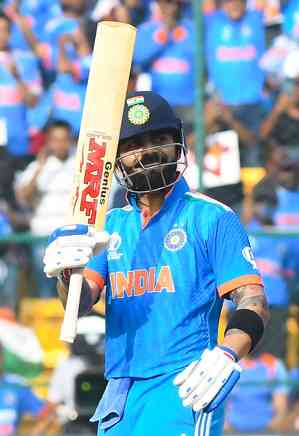 Men's ODI World Cup: Virat Kohli surpasses de Kock to become the highest run getter