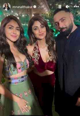 Mrunal Thakur, Badshah hold hands at Shilpa Shetty’s Diwali bash, spark dating rumours