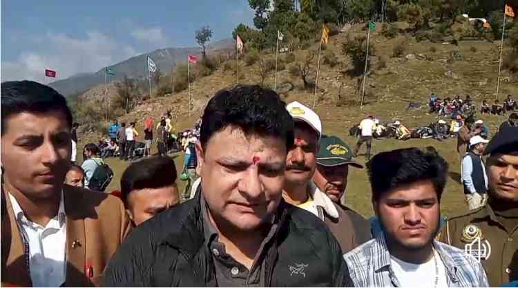 MLA Sudhir Sharma inaugurated Paragliding Accuracy Pre World Cup in Narwana