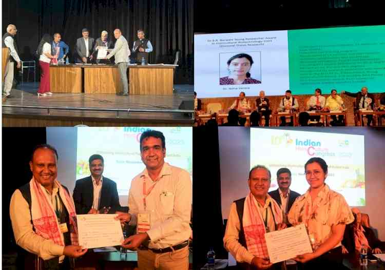 PAU scientists and students win laurels at Indian Horti-Congress