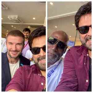 Venkatesh Daggubati meets David Beckham, Vivian Richards