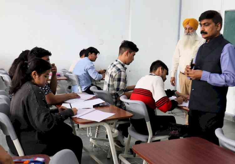 IKGPTU Nov-Dec 2023 semester Exams successfully started at 90 centers