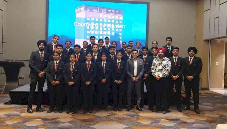 Industrial Visit of GNA University to Courtyard By Marriot, Amritsar