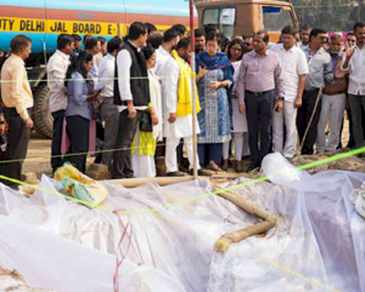 Eight artificial Chhath Ghats built in Mayur Vihar Phase 3: Atishi