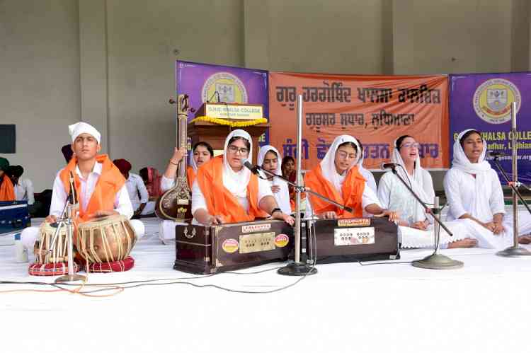 Kirtan Darbar takes place at Dhillon Open Air Theater of Guru Hargobind Khalsa College 