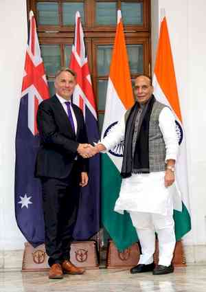 Rajnath meets Aus ministers; holds talks on AI, defence cooperation