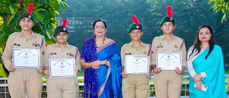 KMV’s NCC cadets excel at Army Attachment Camp