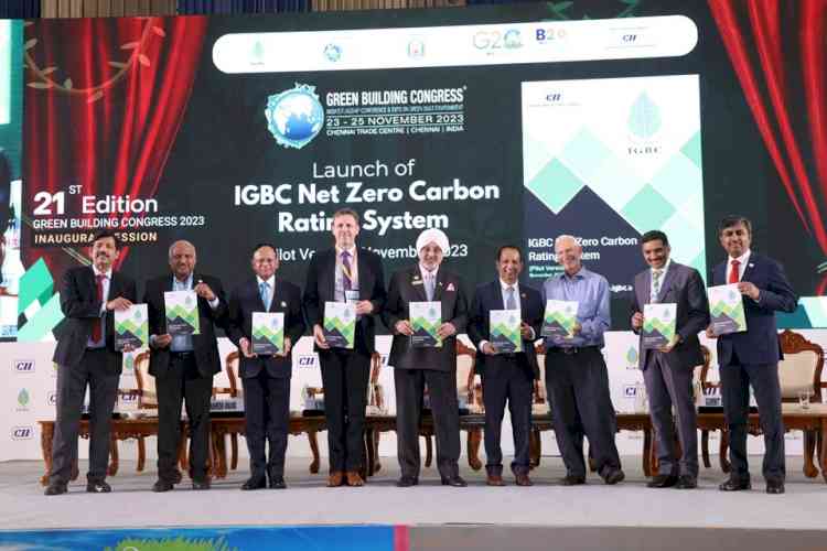 IGBC launches India’s First Net Zero Carbon Rating System at Green Building Congress 2023