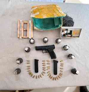 Arms & ammunition recovered near LoC in Jammu's Pallanwala