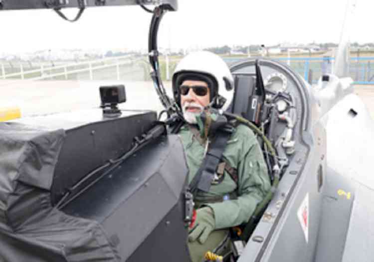 ‘Incredibly enriching’: PM Modi takes sortie in Tejas fighter jet