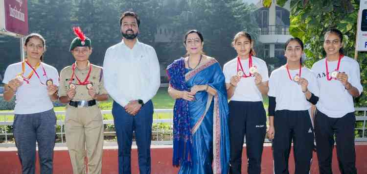 KMV’s Taekwondo team showcases excellent performance in Inter-College Taekwondo Championship