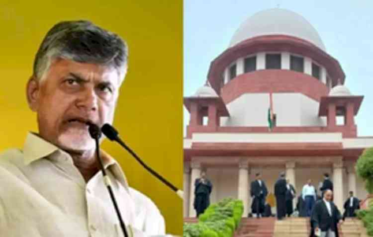 SC to hear on Tuesday Andhra plea against bail granted to Chandrababu Naidu