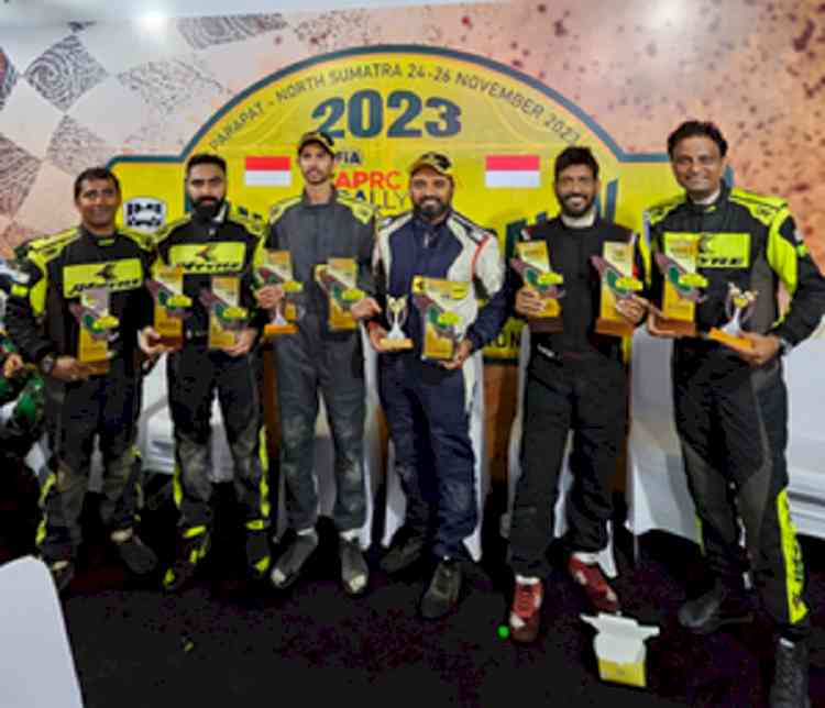JK Tyre Motorsport drivers excel at the Asia Pacific Rally Championship in Indonesia