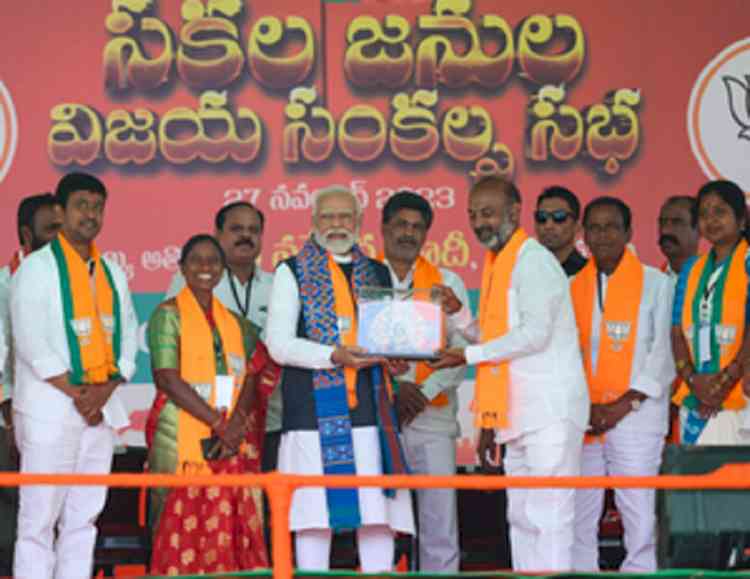 KCR a ‘slave’ of superstition: PM Modi