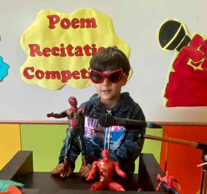 Ivy World School organised “Spin a tale” competition in Ivy Kindergarten