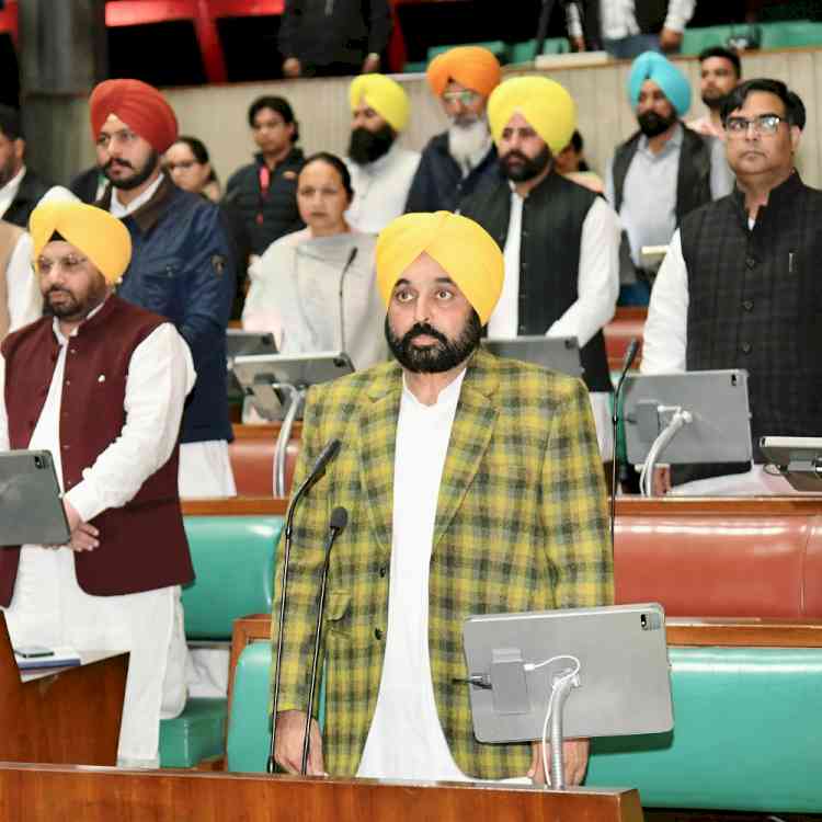 Chief Minister Bhagwant Mann leads Punjab Vidhan Sabha in obituary references to noted personalities