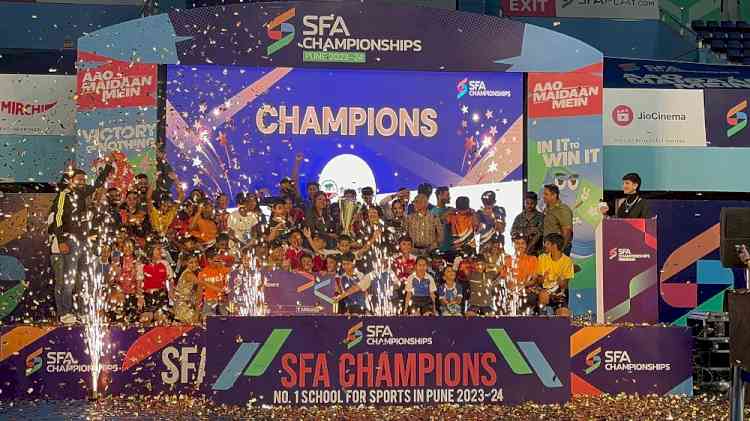 Vidya Valley School, Sus wins the prestigious title of ‘Number One School in Sports’ at the SFA Championships in Pune