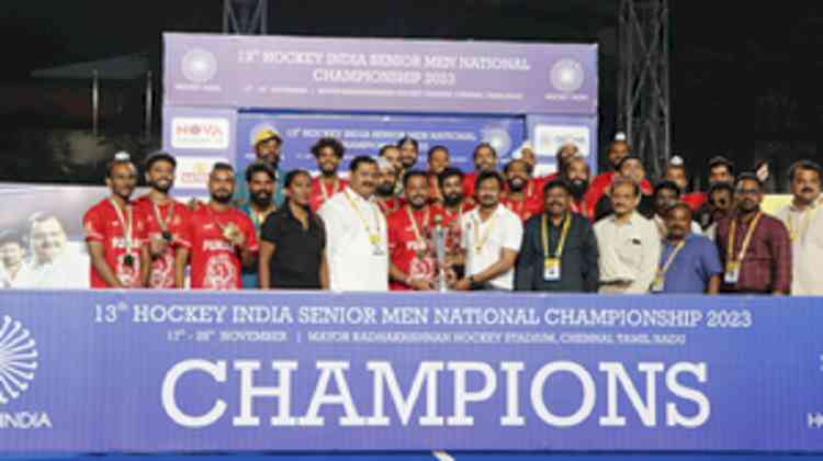 Hockey Punjab lifts 13th Hockey India Senior Men National Championship 2023 trophy