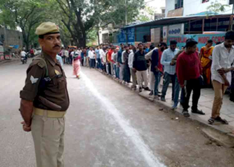 20.64% polling in first four hours in Telangana