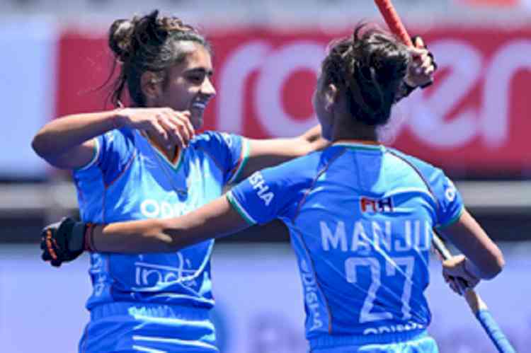 Indian junior women's hockey secures 12-0 win against Canada in their  World Cup 2023 opener
