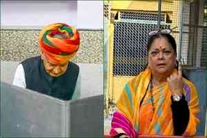 Saffron leaders in buoyant mood in Rajasthan, Cong too hopeful after exit poll projections