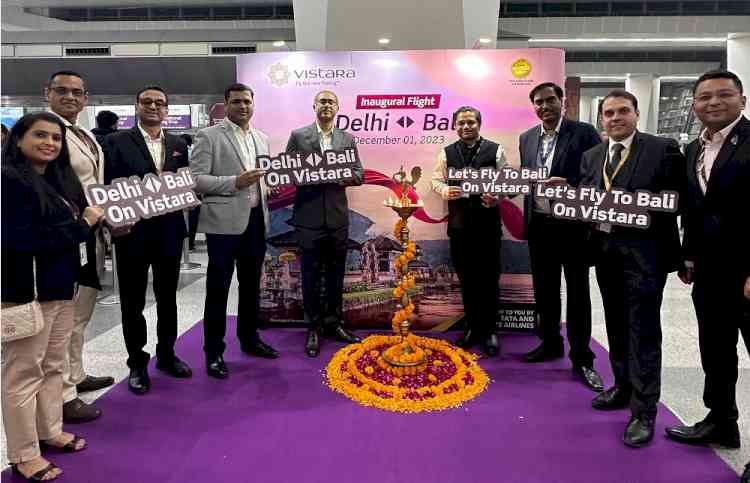 Vistara commences daily direct services between Delhi and Bali