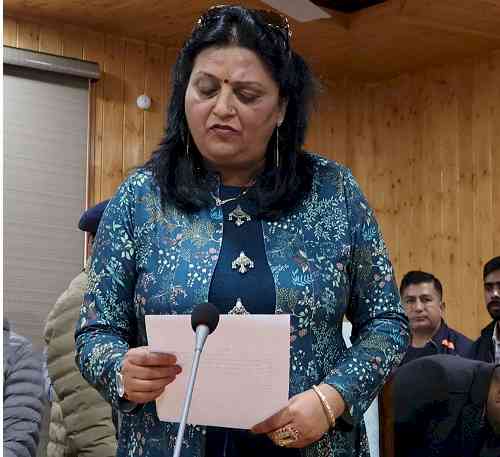 Neenu Sharma, new mayor of Dharamsala Municipal Corporation
