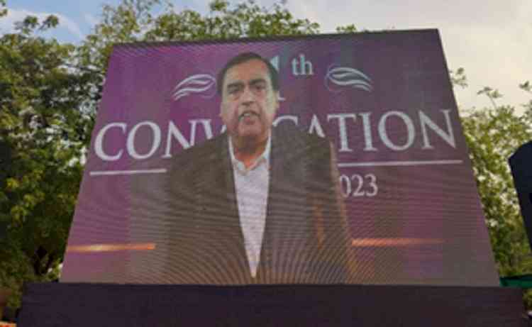 Mukesh Ambani, S. Somanath inspire new graduates at PDEU's 11th convocation ceremony