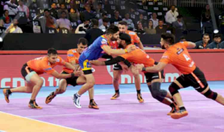 PKL 10: Zafardanesh helps U Mumba get better of U.P Yoddhas 34-31 in their first match