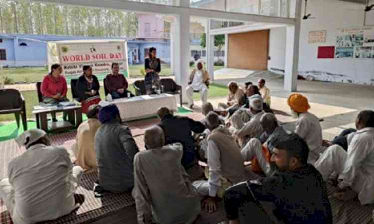 KVK Ropar empowers farmers in soil conservation on World Soil Day