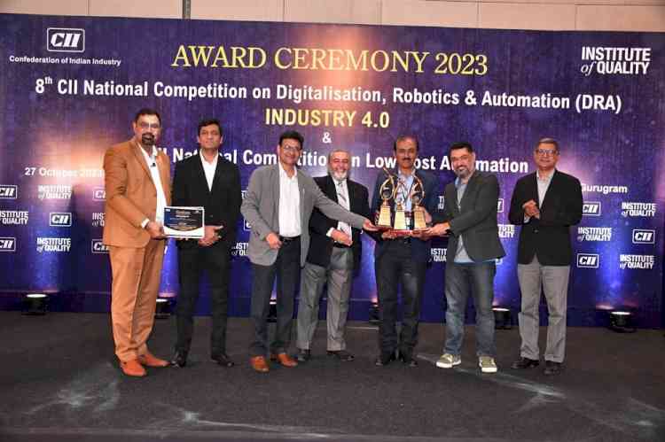 Belrise Industries bags 2 gold and 1 Silver at the prestigious CII Digitalisation, Robotics, and Automation Awards