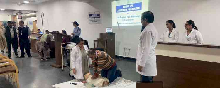 CPR Awareness cum training programme conducted