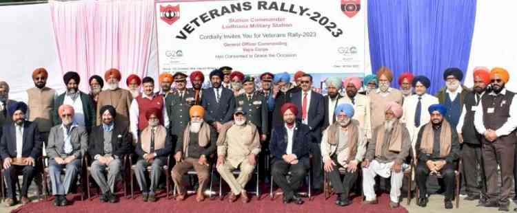 Veterans Rally conducted by Vajra Corps Air Defence Brigade