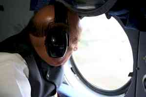 Rajnath conducts aerial survey of cyclone Michuang affected areas in TN