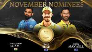 Shami, Maxwell, Head shortlisted for ICC Men's Player of the Month award for November 2023