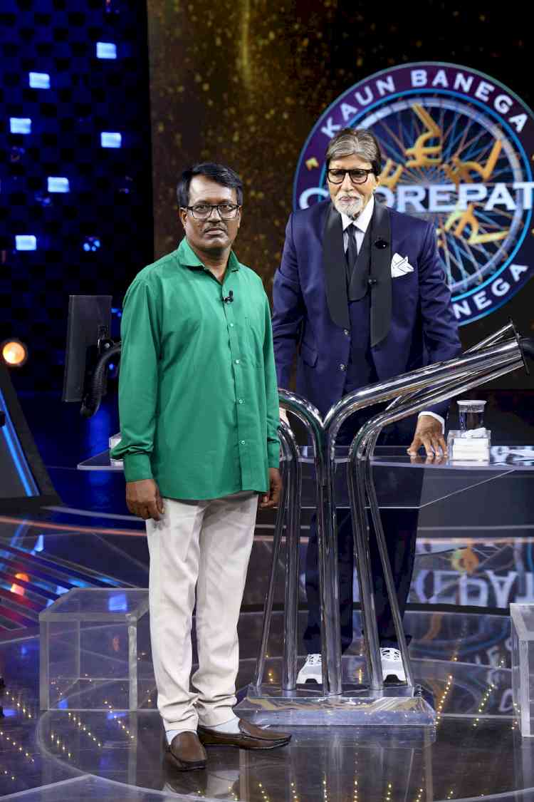 Vishwas Tulshiram Dake inspires host Amitabh Bachchan with his never-say-die spirit on ‘Kaun Banega Crorepati 15’