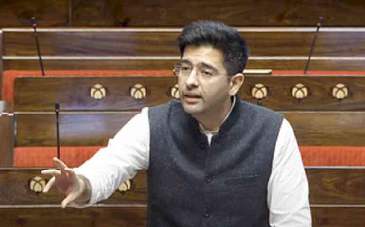 Raghav Chadha highlights 25 'unfulfilled promises' of BJP in RS