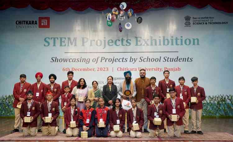 STEM Projects Exhibition to Incline School Students towards Science & Technology organized by Chitkara University