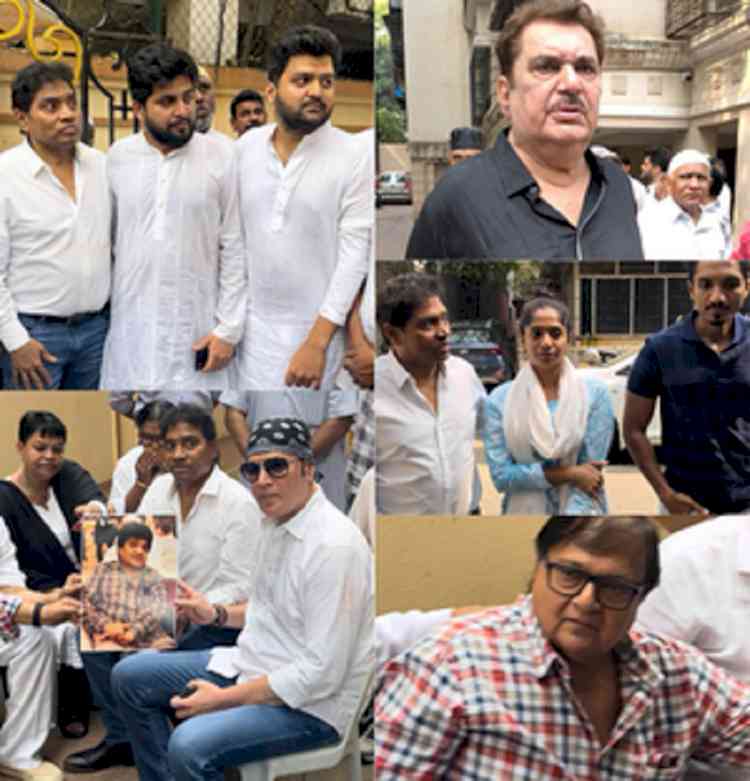 Johnny Lever, Aditya Pancholi, Raza Murad, others attend Jr Mehmood's funeral