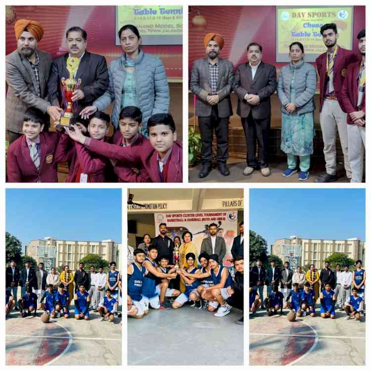 Players of DRV DAV Centenary Public School perform excellently in DAV National Sports (Cluster-Level) 