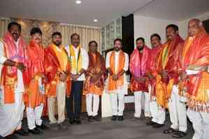 Telangana BJP MLAs refuse to take oath before Akbaruddin Owaisi