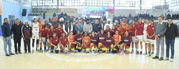 Arora visits 73rd Senior National Basketball Championships