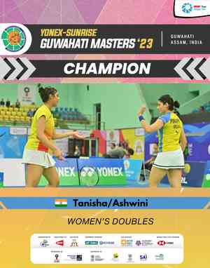 Badminton: Ashwini-Tanisha pair wins women's doubles title at Guwahati Masters